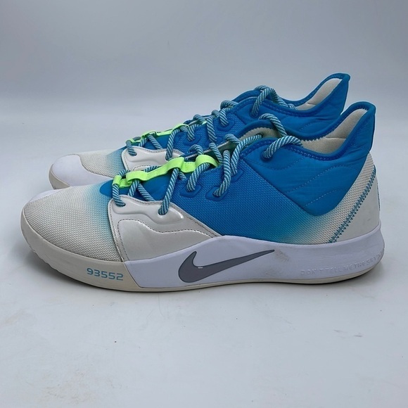 Nike PG 3 Paul George Lure Platinum Tint Blue Sneakers - Picture 1 of 9